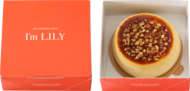 [写真]バターナッツケーキ ヘーゼルナッツ＆アーモンド